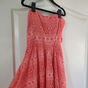 Strapless sun dress